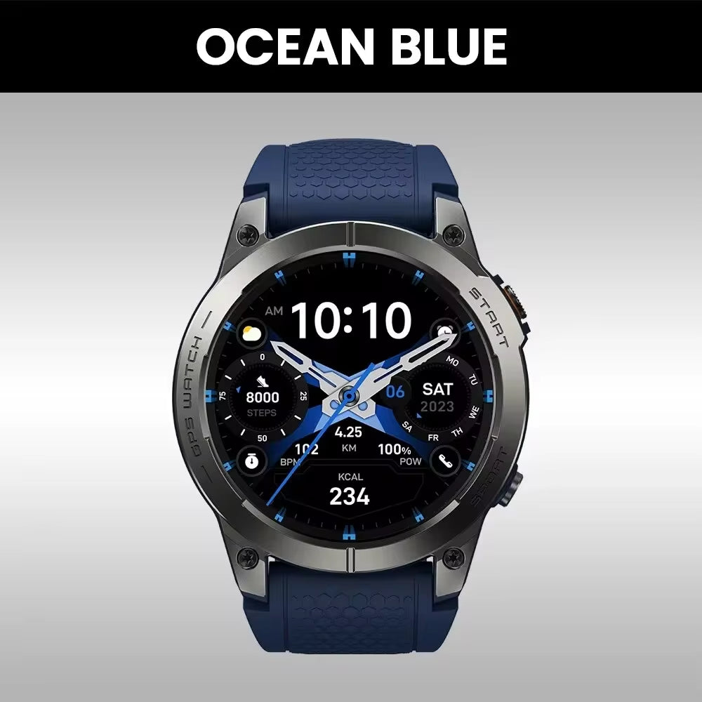 New  Stratos 3 PRO GPS Smart Watch 1.43” HD AMOLED Display Built-In GPS Bluetooth Phone Calls Sports Smartwatch for Men